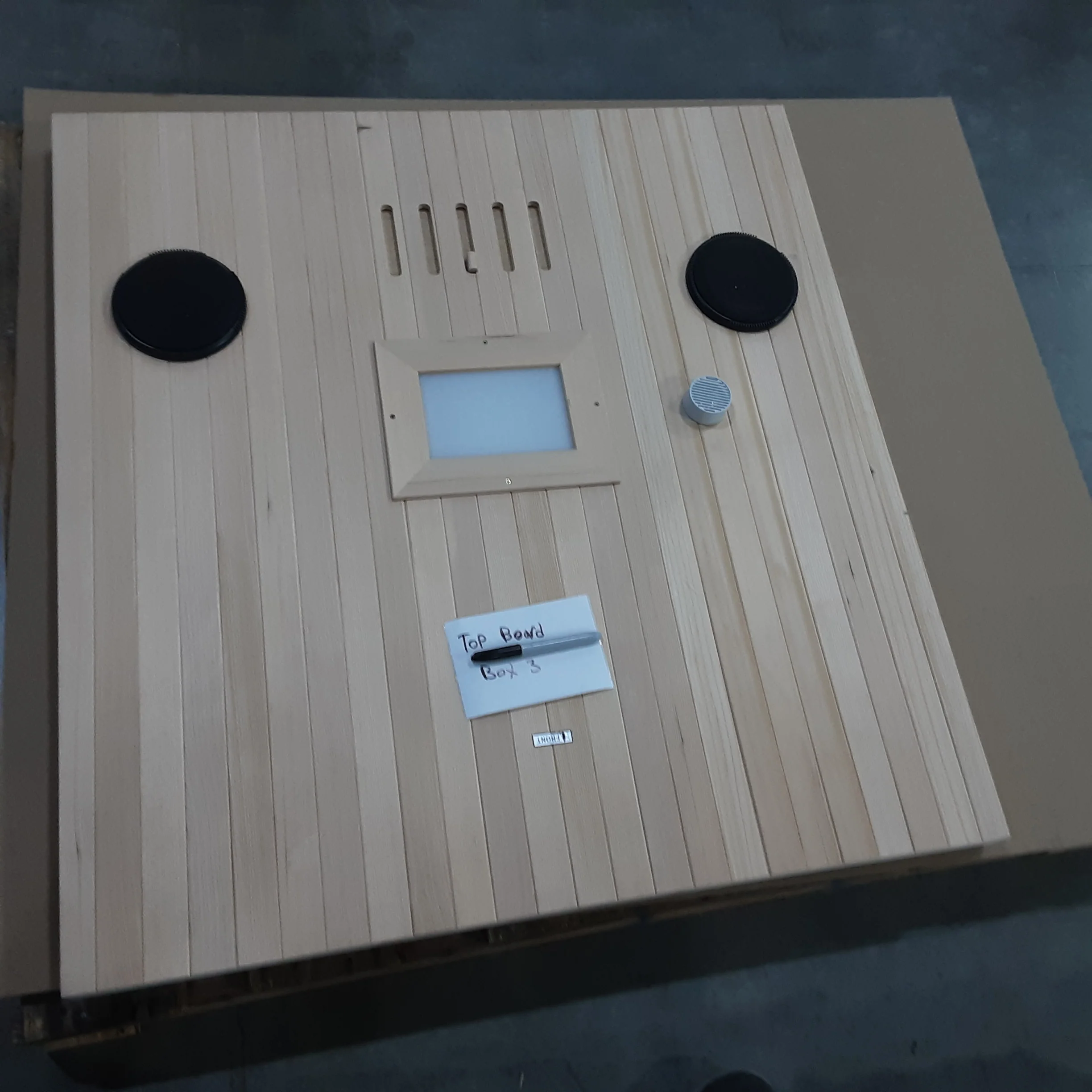 XEN Wooden Infrared Sauna Top Wooden Panel